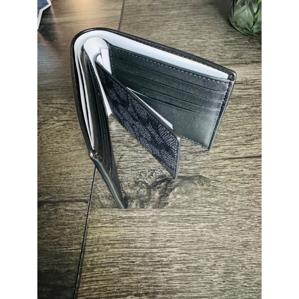 Coach 3 In 1 Men’s Wallet In Signature Canvas - Picture 6 of 8